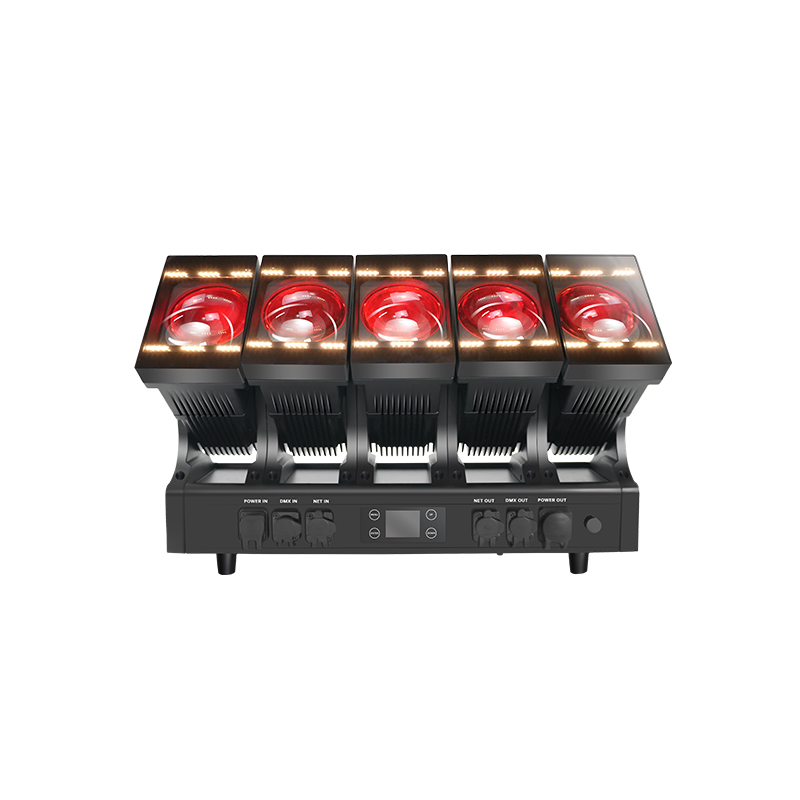 JIAOLONG 700W Hybrid Moving 5 Heads Multifunctional Strobe Light - /IP65